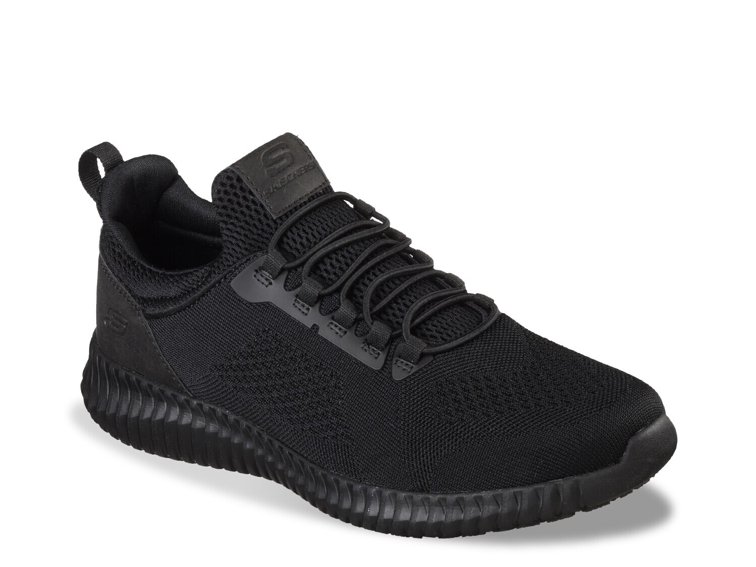 

Кроссовки Skechers на шнуровке повседневные с резиновой подошвой, черный