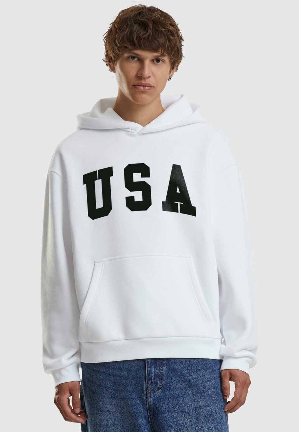 

Толстовка USA FLUFFY HOODY Mister Tee, белый