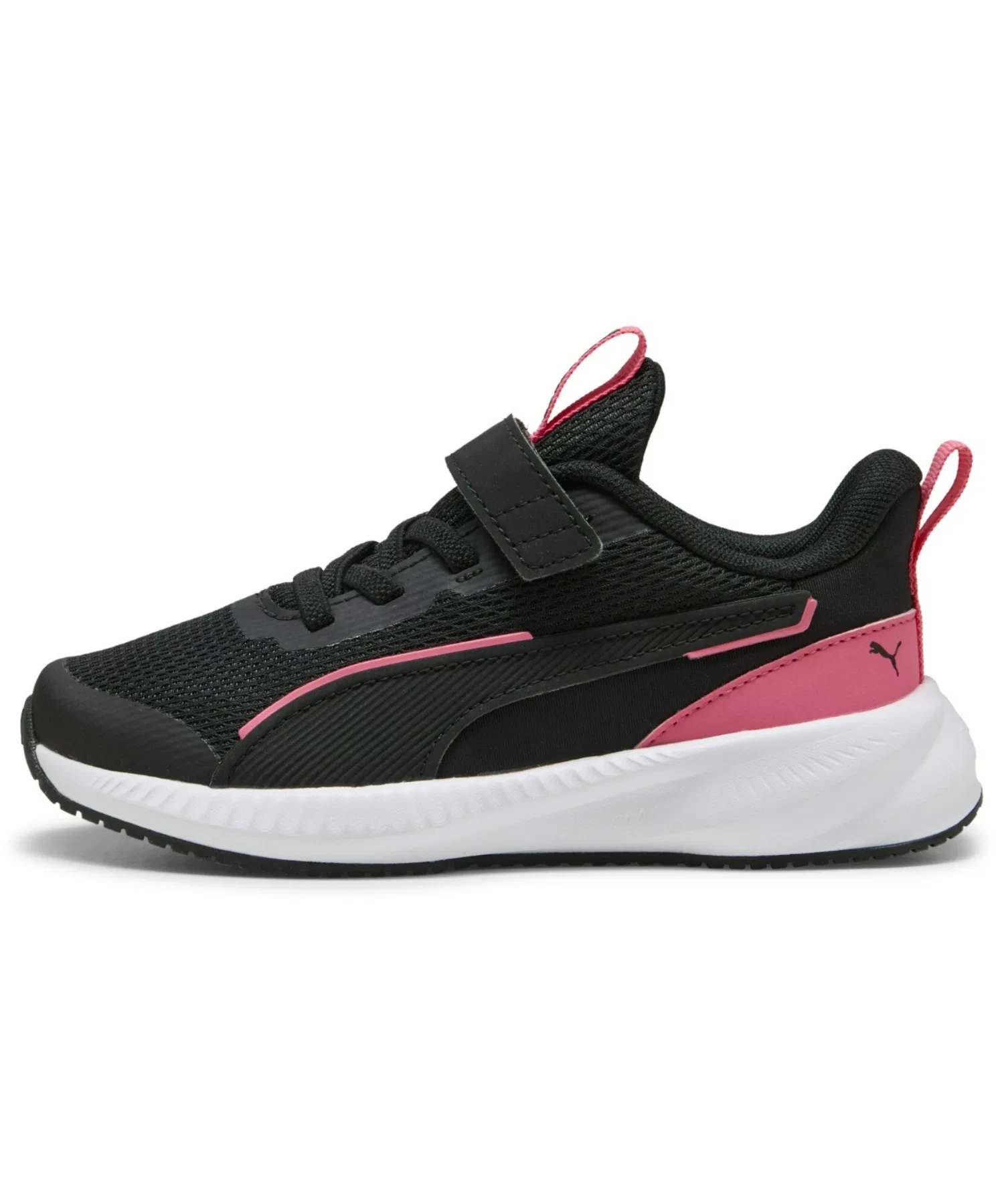 Детские кроссовки PUMA Flyer 3 AC+ PS чёрно-розовые