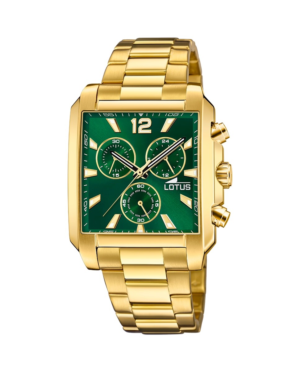 

Мужские часы 18853/3 Chrono из золотой стали LOTUS, золотой
