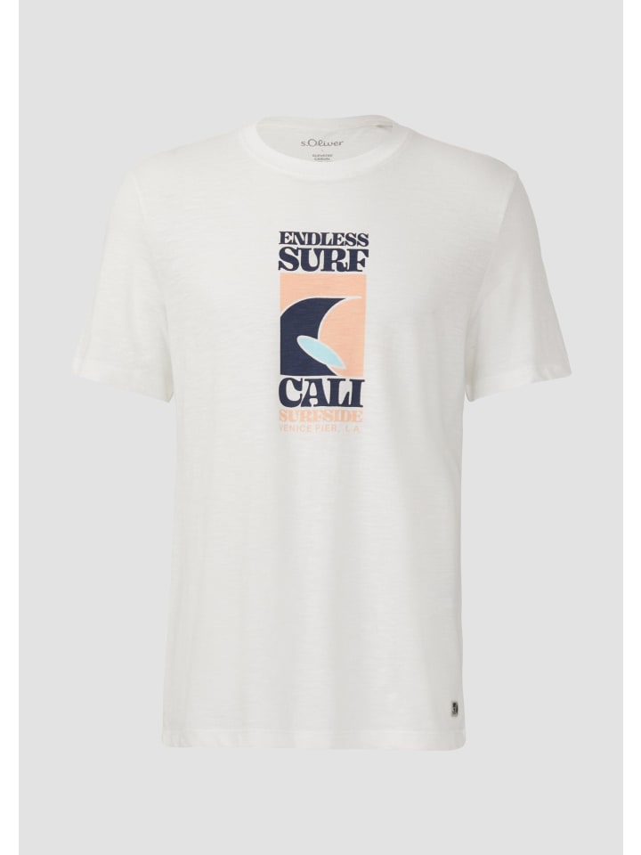 

Футболка в цвете 01D1_white s.Oliver, Белый, Футболка в цвете 01D1_white s.Oliver