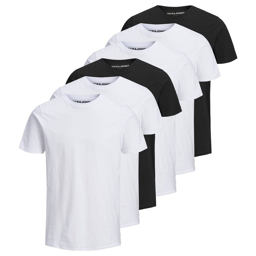 

Рубашка JACK & JONES, черный/белый