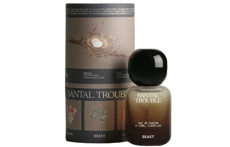 Восточный туалетная вода Mowgli No Tan Perfumes с жасмином и фиалкой 15мл/25мл/50мл THE BEAST — фото 3