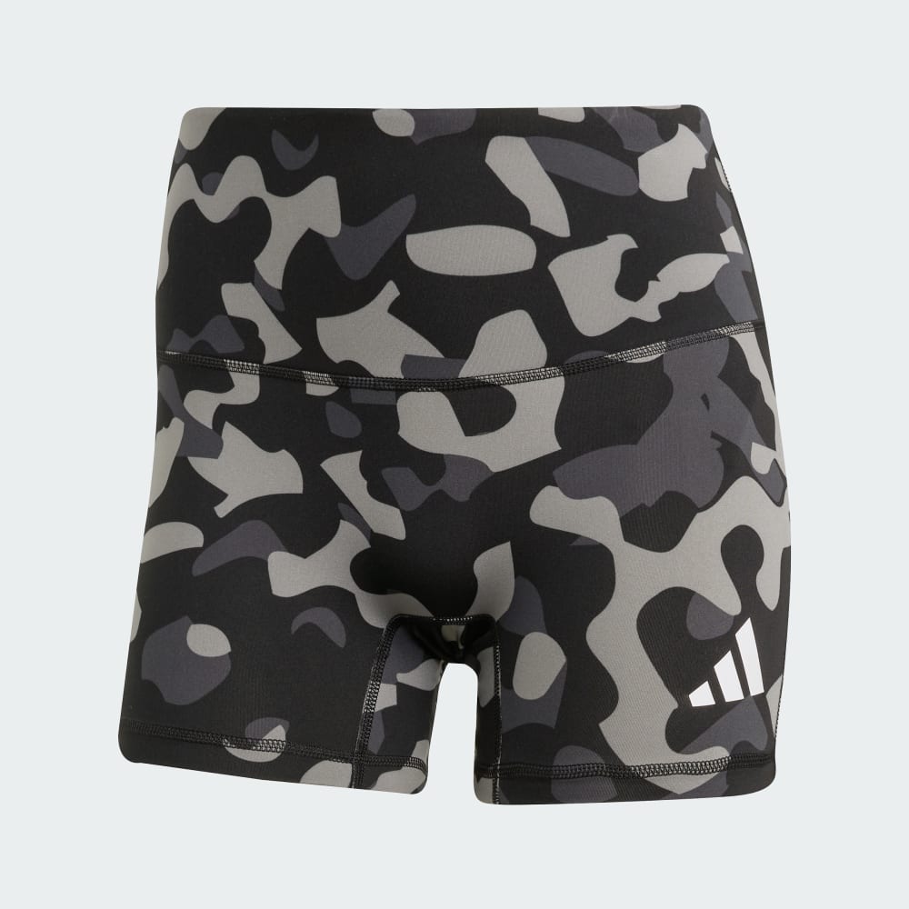 Спортивные шорты-леггинсы Adidas Camo Print Volleyball Shorts, цвет Grey Three/Team Dark Grey/Black — фото 4