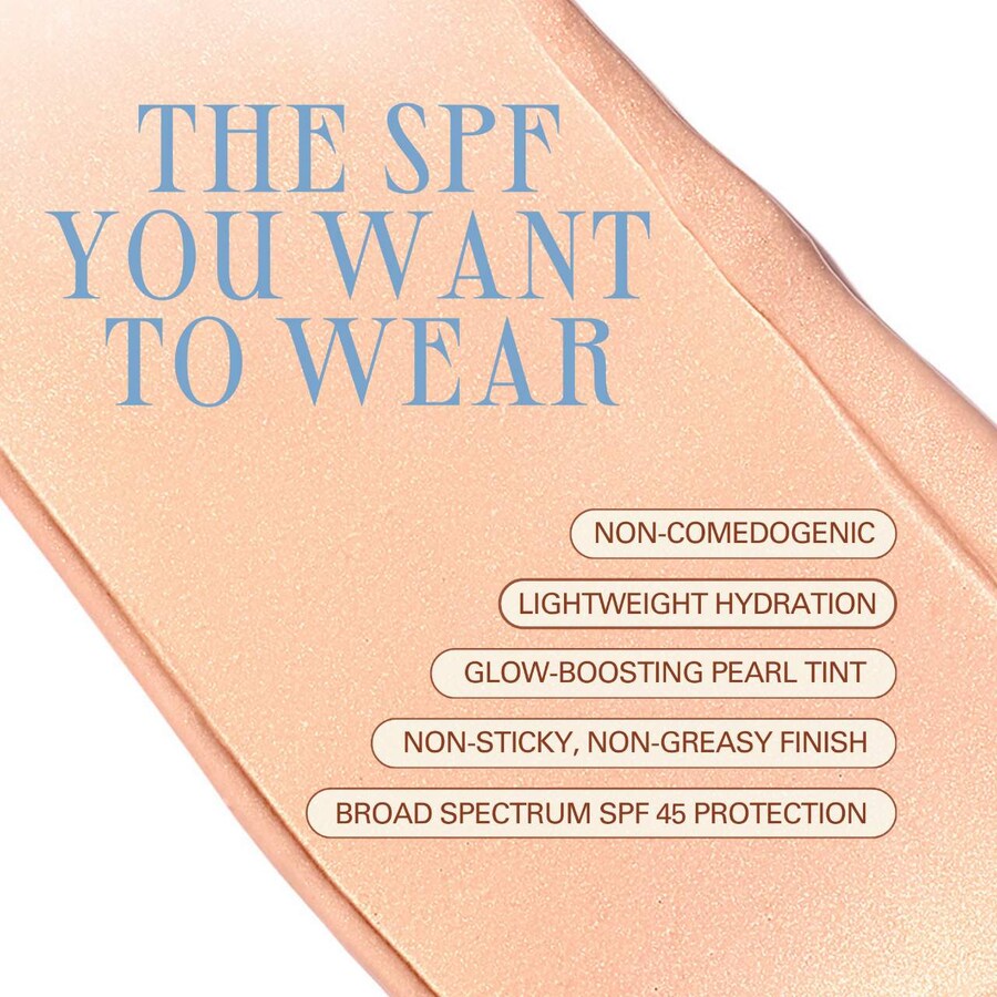 Увлажняющий солнцезащитный крем для лица Isle Glow SPF 45 с морскими водорослями и ниацинамидом CAY SKIN, 1.5 oz /45 mL — фото 3