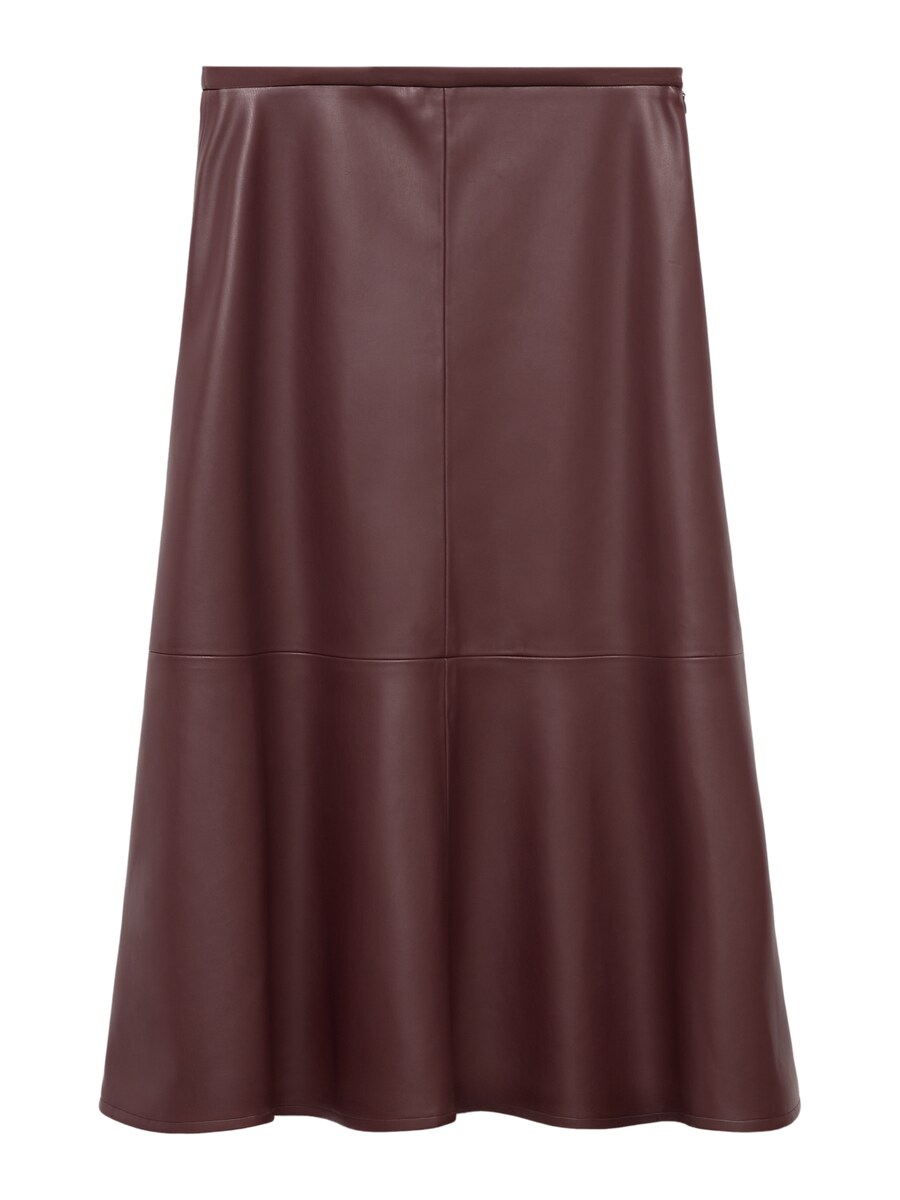

Кожаная юбка MANGO PARIS, Dark red