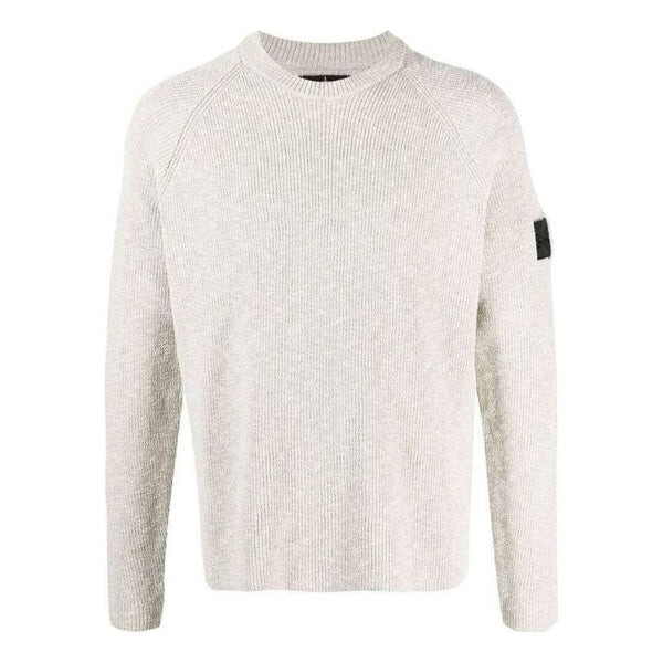 

Свитер shadow project logo patch knitted jumper 'grey' Stone Island, серый