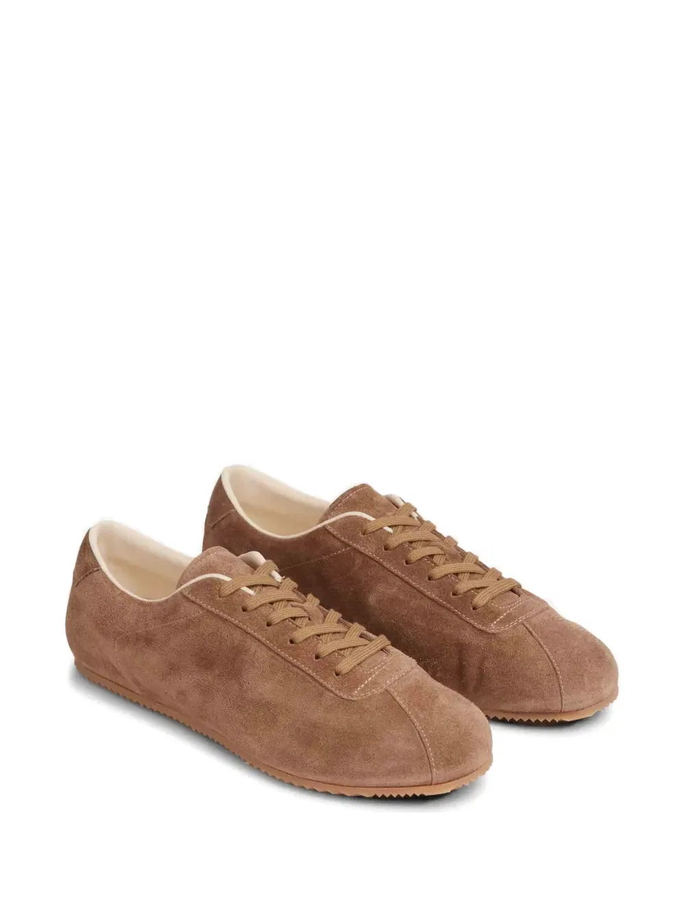 Замшевые кроссовки для вождения Common Projects, коричневый — фото 2