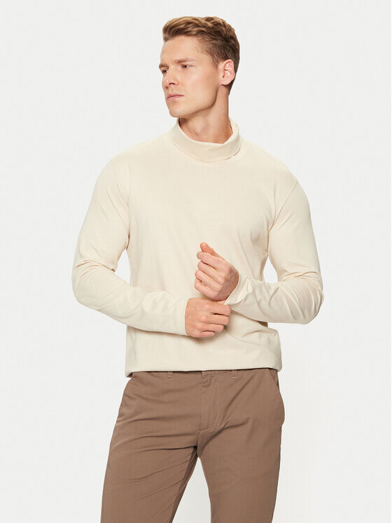 

Свитер с высоким воротником обычного кроя Jack&Jones, бежевый