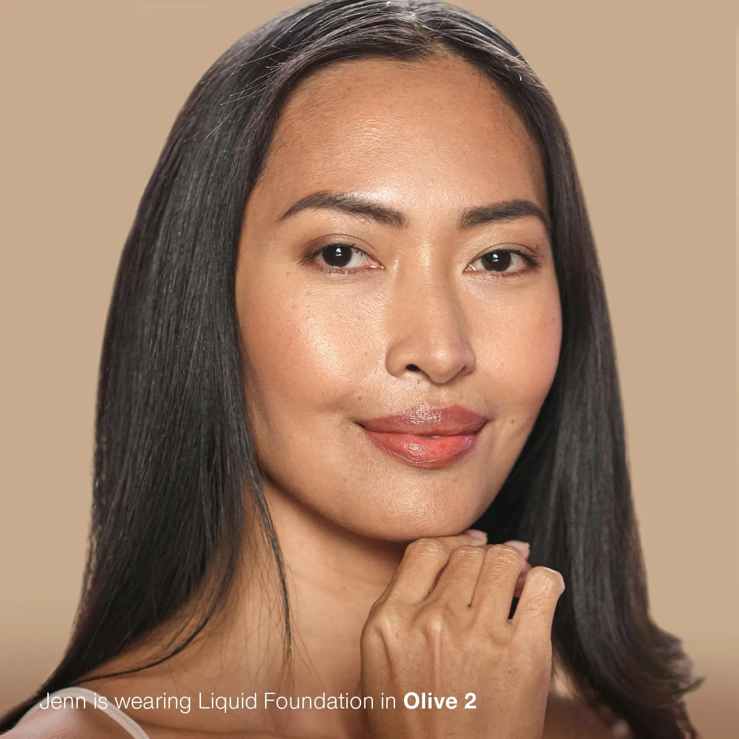 Тональная основа Mineral Fusion Full Coverage Liquid Foundation, оливковый 3, 1 fl oz — фото 4