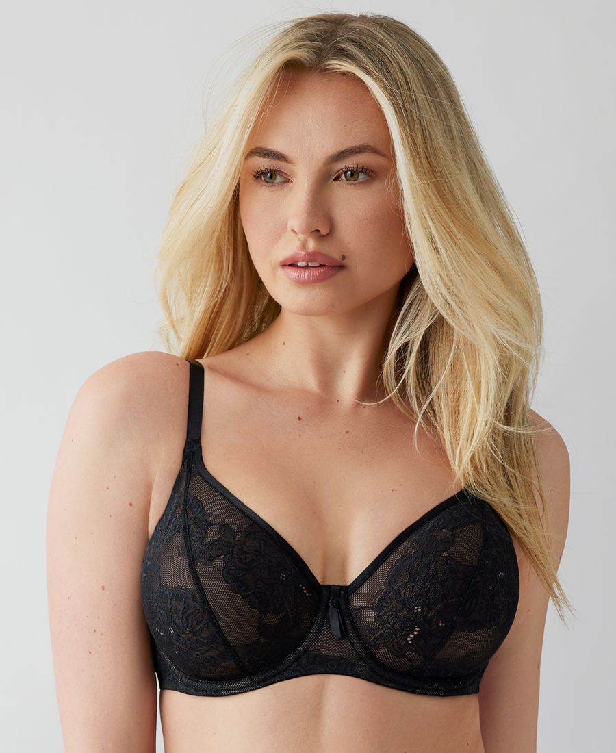 

Женский бюстгальтер Full Bloom на косточках 855409 Wacoal, Black