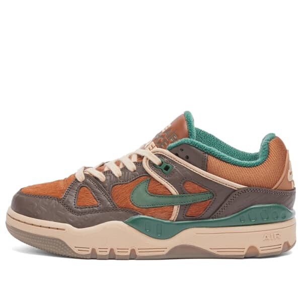 

Кроссовки X nigo Air Force 3 Low Sp Nike, коричневый