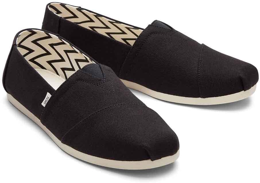 Женские эспадрильи TOMS Alpargata с веревочной подошвой, черный — фото 2