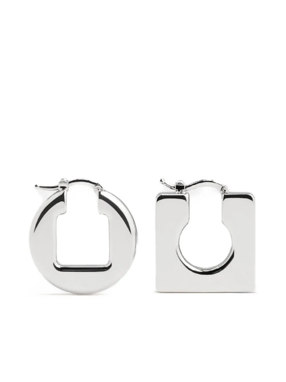 

Серьги Les Boucles Rond Carre JACQUEMUS, серебяный