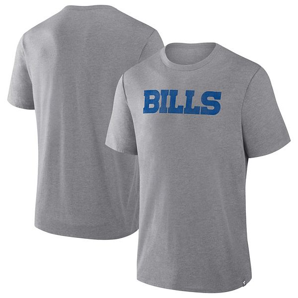 

Мужская футболка buffalo bills трикотаж heather gray Fanatics