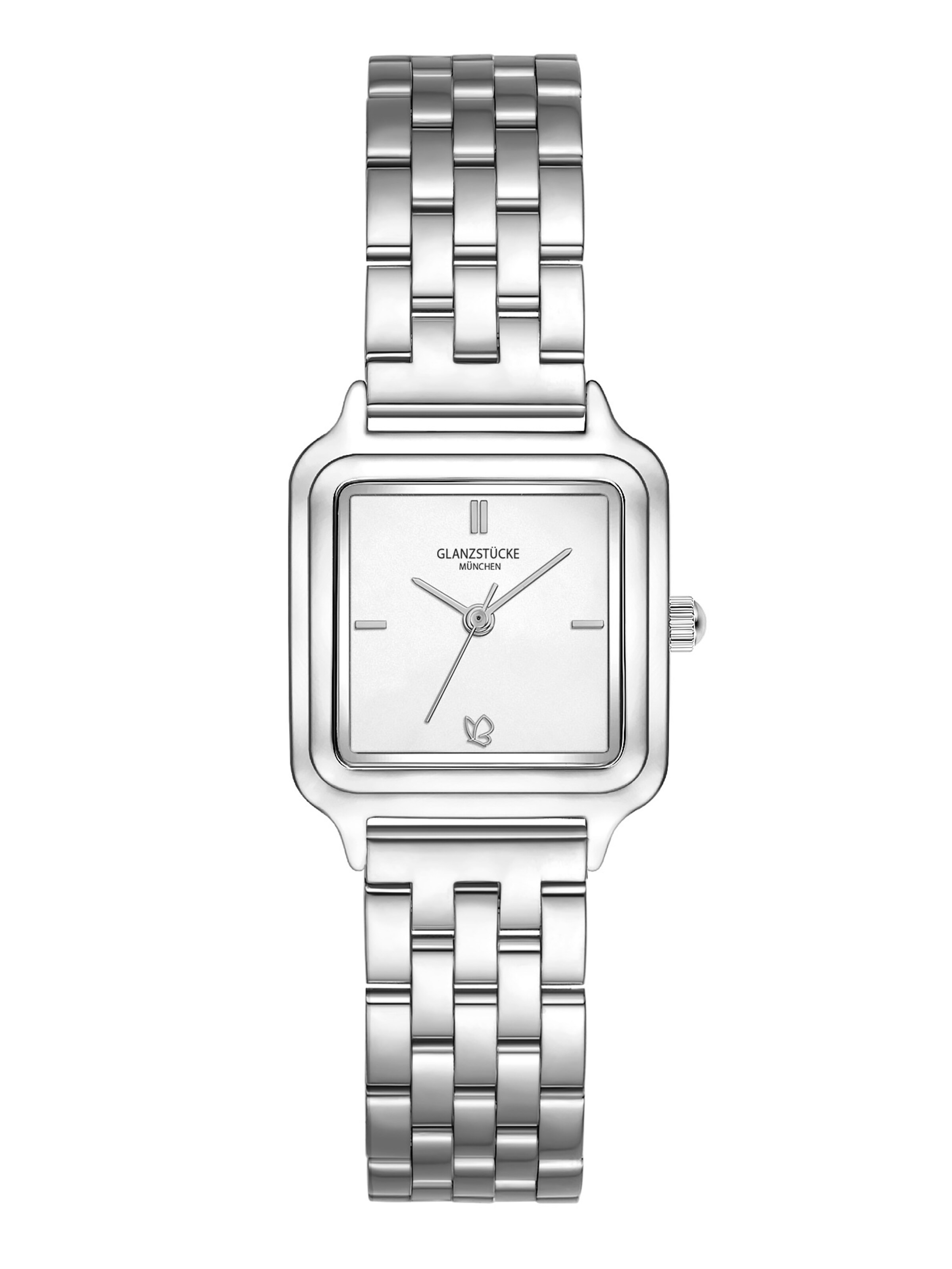 

Glanzstücke München Серебряные аналоговые часы