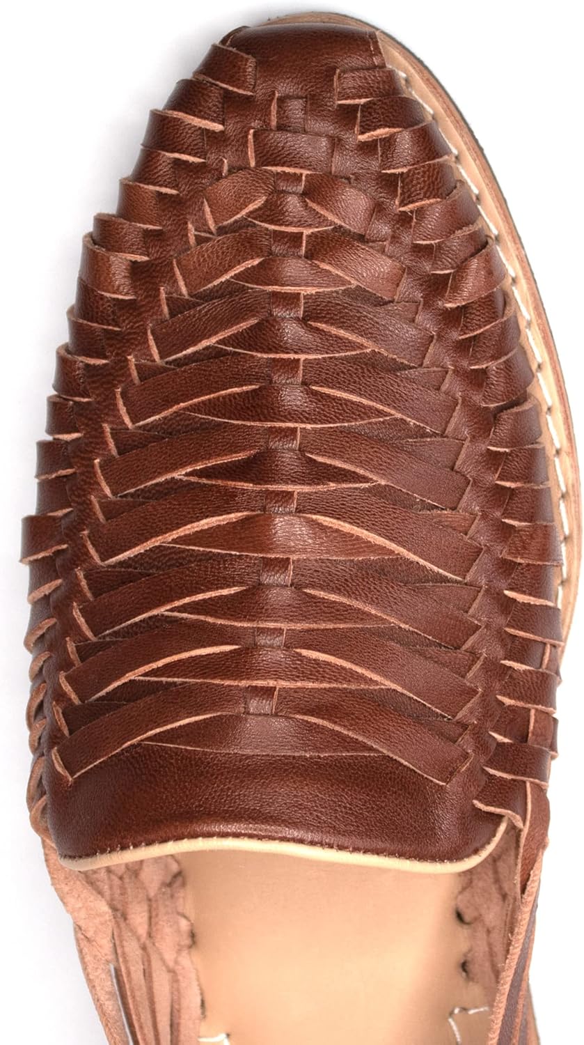 Мужские сандалии oTeii Huarache, мексиканские сандалии Huaraches для мужчин, ручной работы из премиальной кожи, Cognac — фото 3