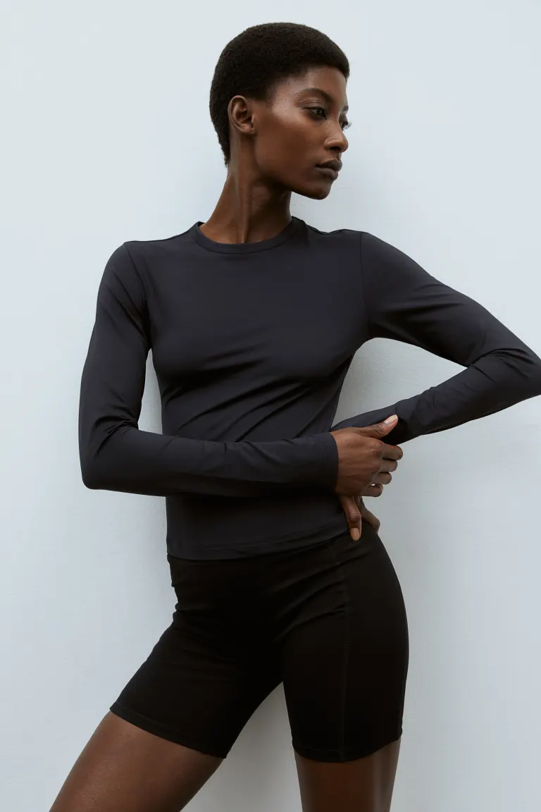 

Спортивная рубашка drymove H&M, черный