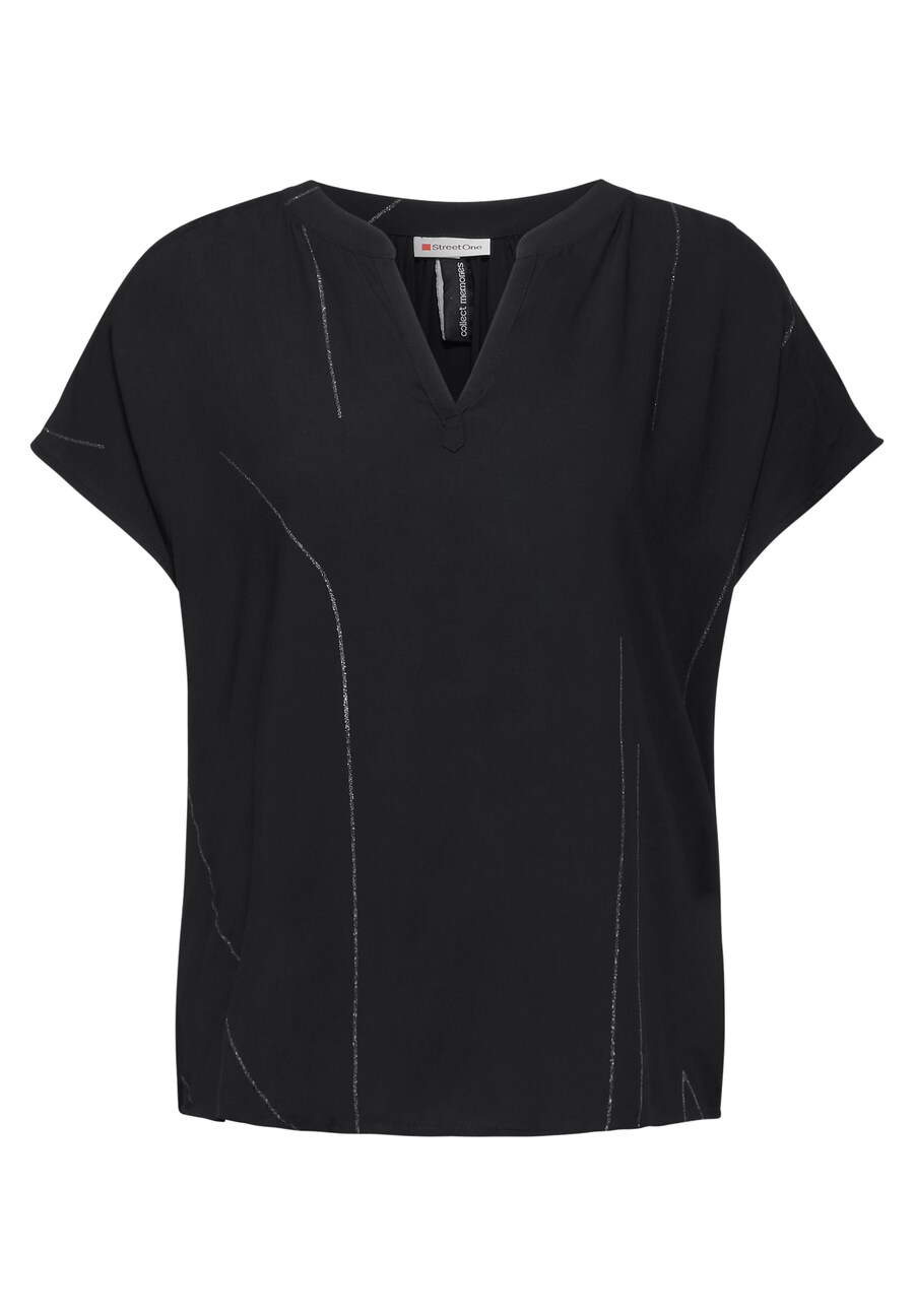

Блузка с коротким рукавом STREET ONE Blouse, черный