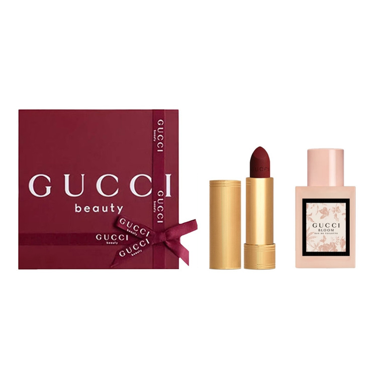 

Floral Joy Velvet Mist набор помады и духов туалетная вода White Flower Neroli 50 мл+3,5 г GUCCI, Two-Piece Set: Floral Bliss Women's Perfume 30ml+Velvet Lipstick #506