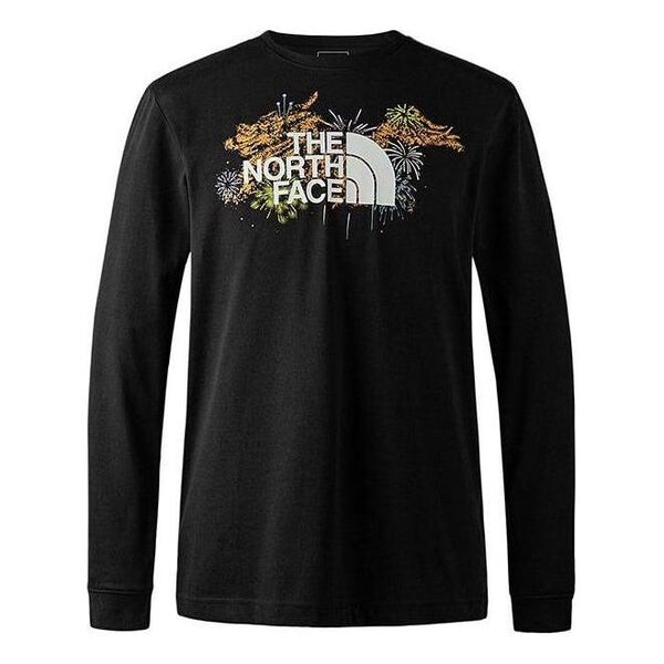 

Футболка graphic long sleeve shirt 'black' The North Face, черный