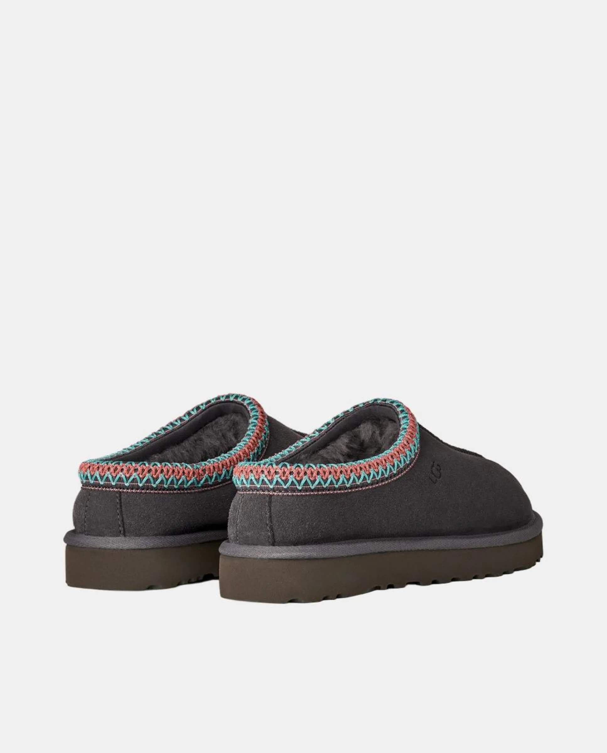 Женский сабо TASMAN II из кожи с меховой подкладкой Ugg, серый — фото 4