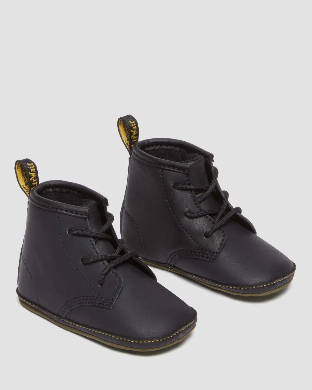 Ботильоны Dr. Martens 1460 для новорожденных, кожаные, темно-рыжие, цвет Black — Mason Pu Split+Mason Nw Synthetic — фото 3