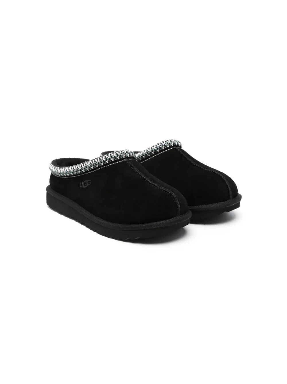 

Слиперы Tasman с декоративной строчкой UGG Kids, черный
