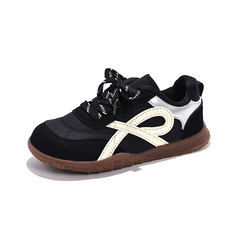 

Нескользящая, износостойкая, дышащая, легкая, амортизирующая детская обувь для повседневной носки NEZHACHAOHAI, черный