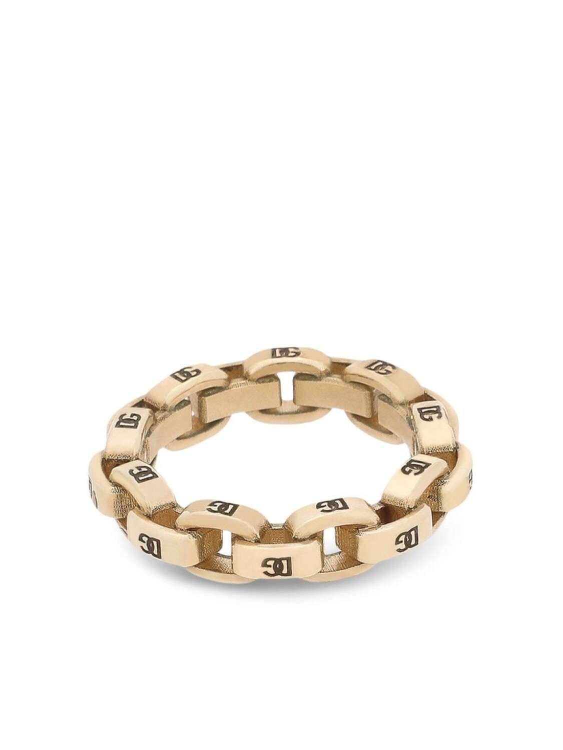 

Кольцо с логотипом DG Dolce & Gabbana, золотой