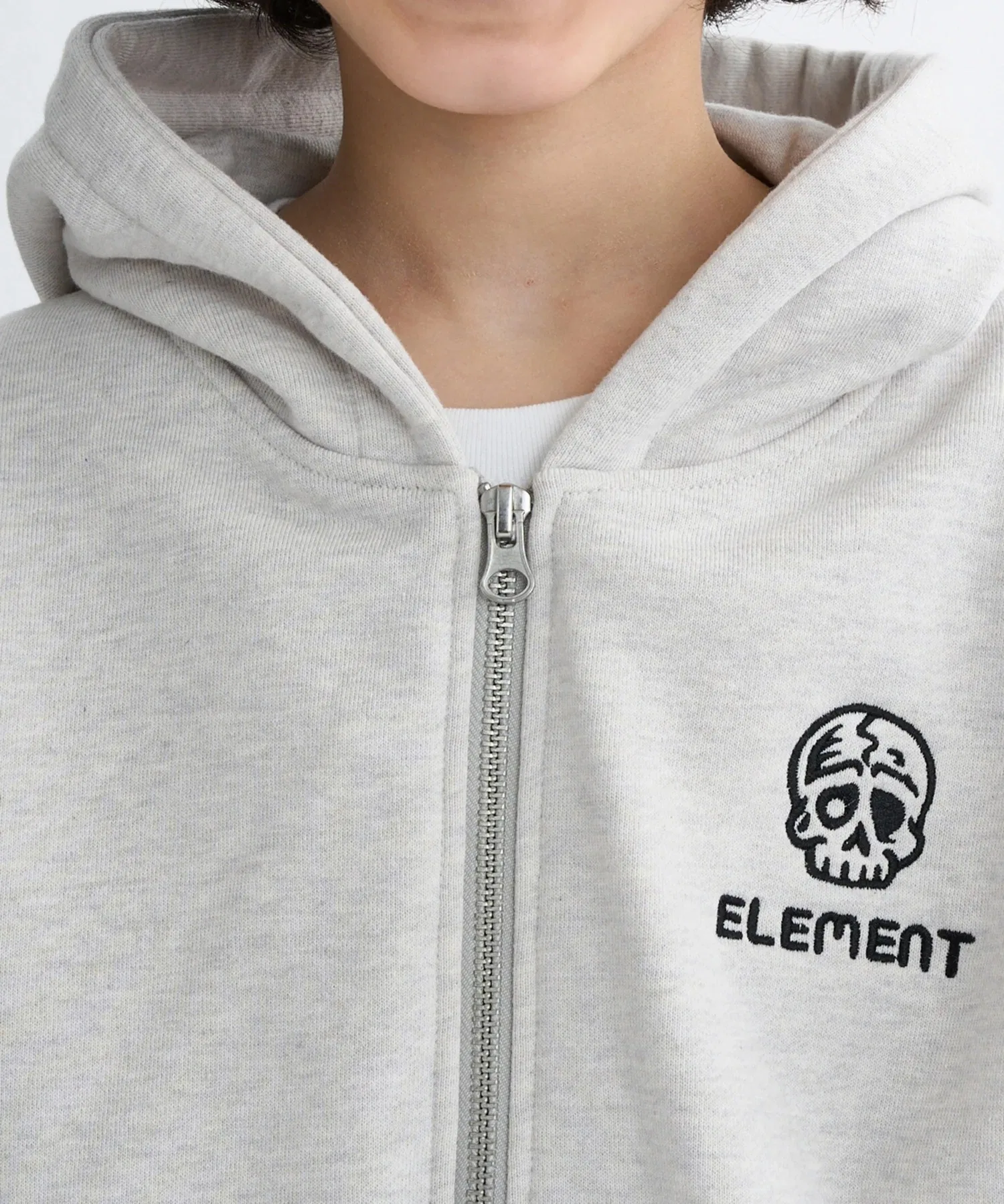 Детская толстовка ELEMENT TIMBER 3 ZIP HOOD YO [модель осень/зима 2025] / Детская толстовка Element с капюшоном и принтом на молнии — фото 3