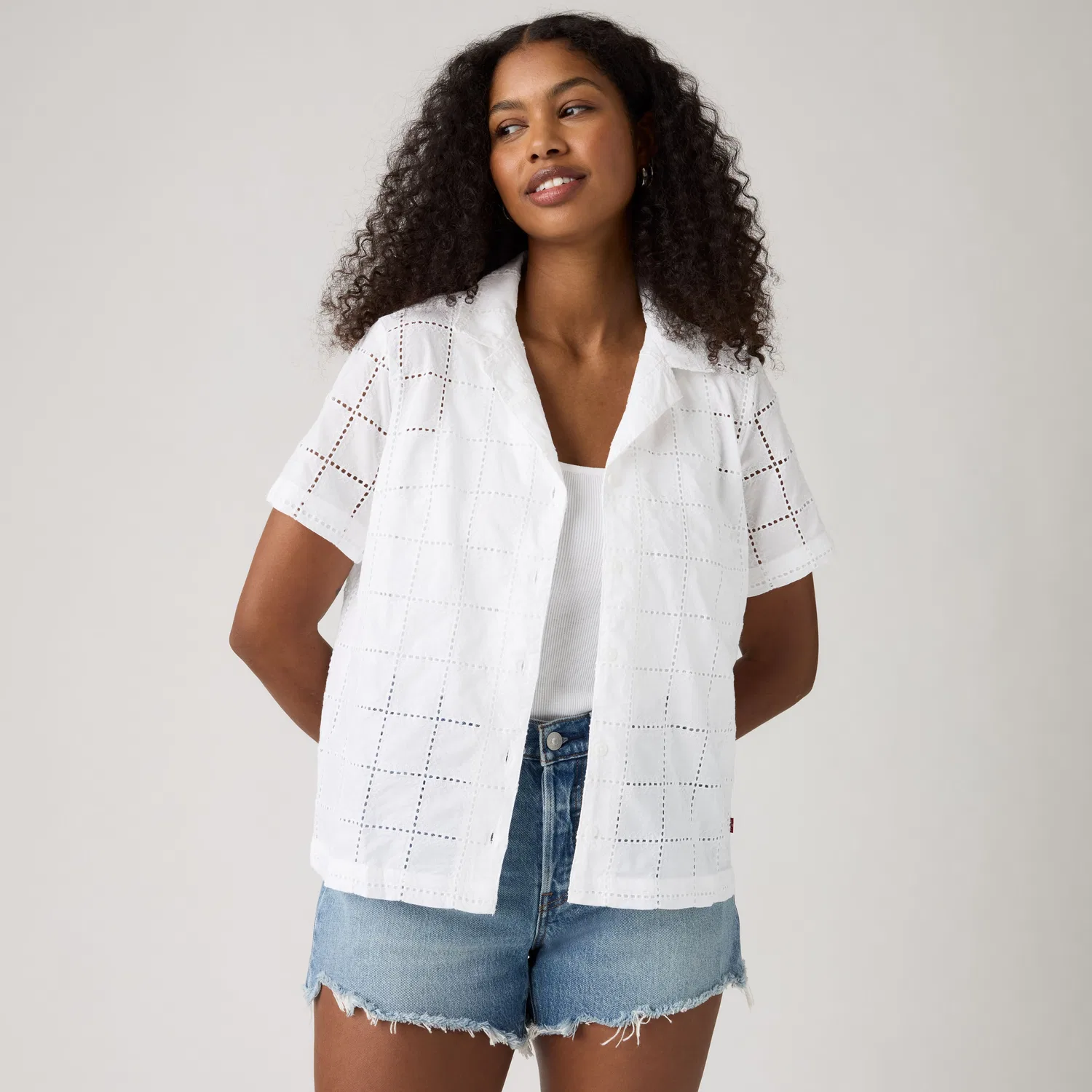 Футболка Albie Novelty Camp Levi's, White