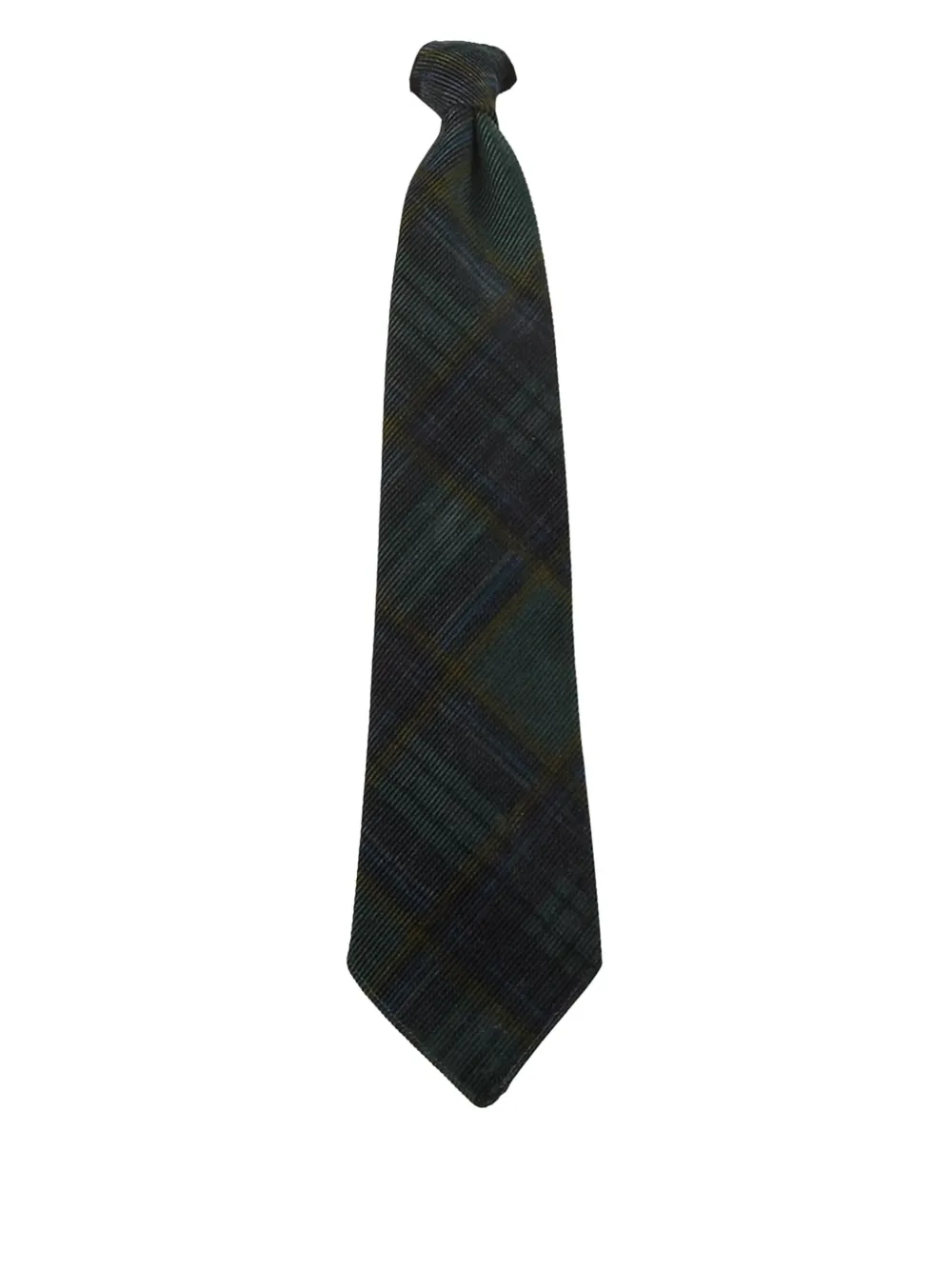 

Вельветовый галстук в клетку Ralph Lauren Rrl, зеленый