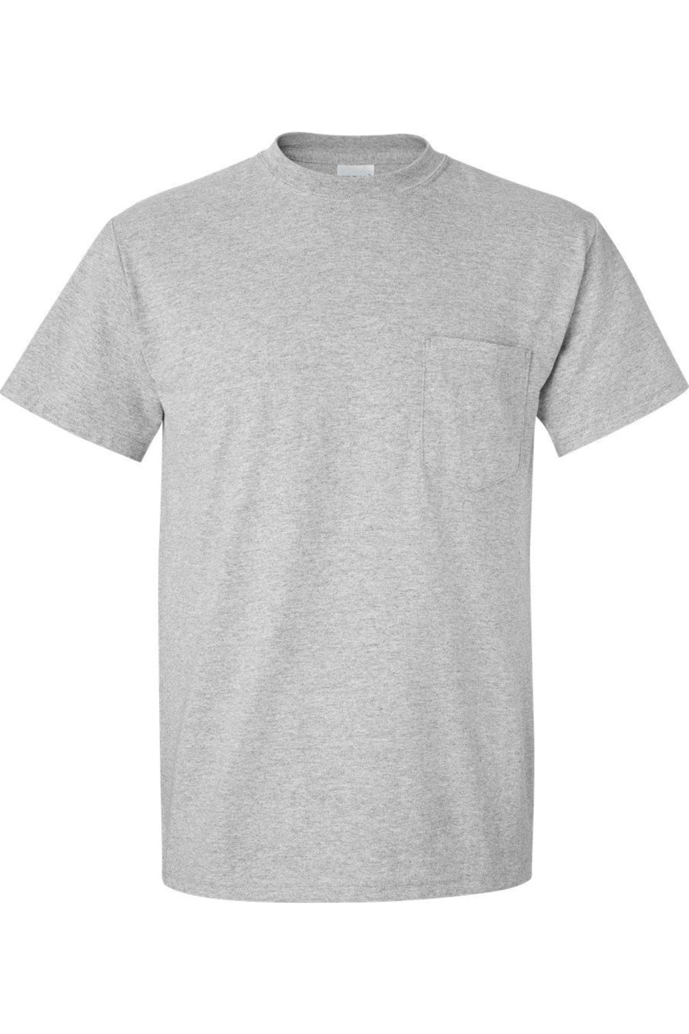 

Футболка Gildan DryBlend с карманом, цвет sport grey