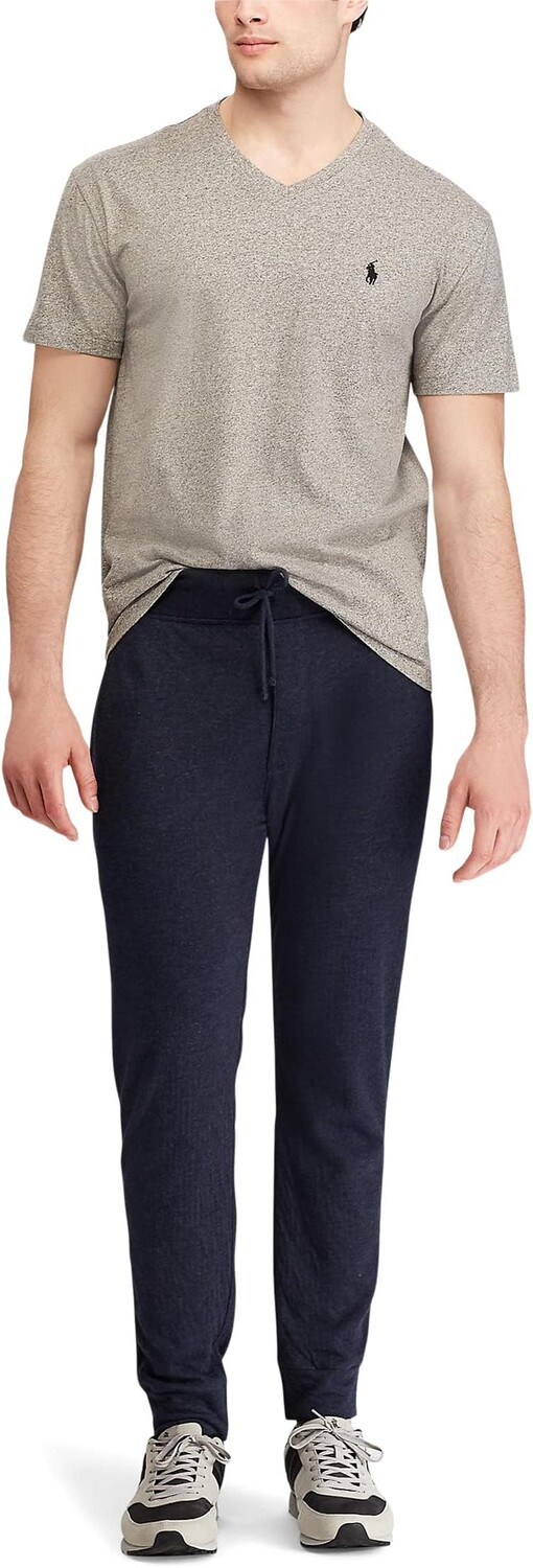Классическая футболка с V-образным вырезом Polo Ralph Lauren, цвет Dark Vintage Heather — фото 3