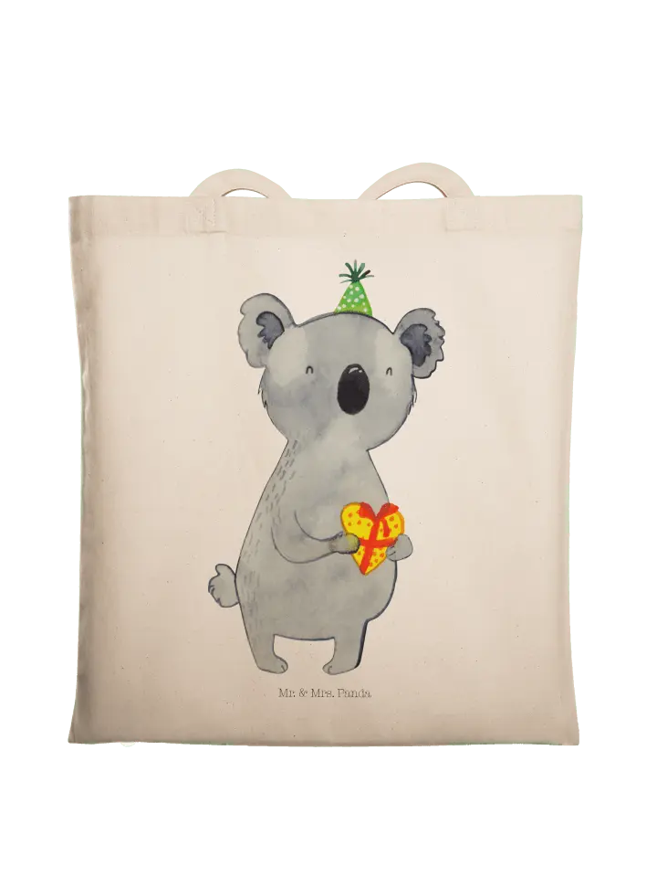 

Сумка для переноски Mr & Mrs Panda Koala Geschenk ohne Spruch, кремовый