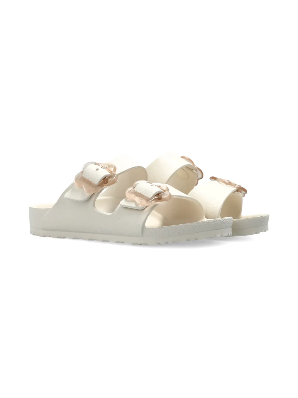 Сандалии arizona с ремешками и пряжками Birkenstock Kids, нейтральный — фото 2
