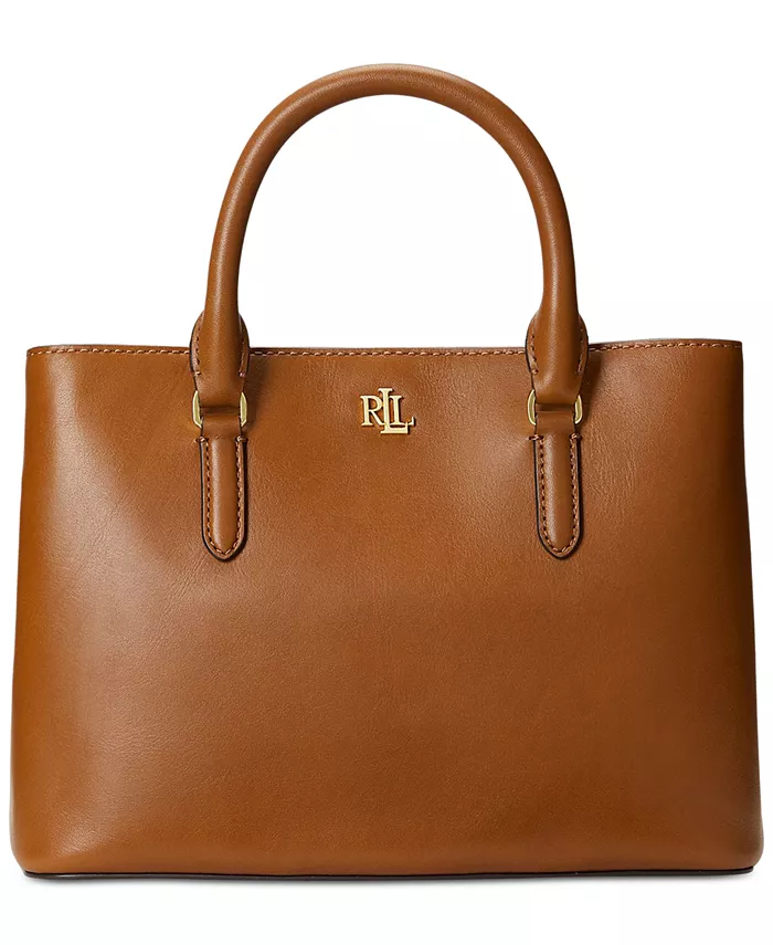 

Кожаная маленькая сумка Marcy Lauren Ralph Lauren, коричневый