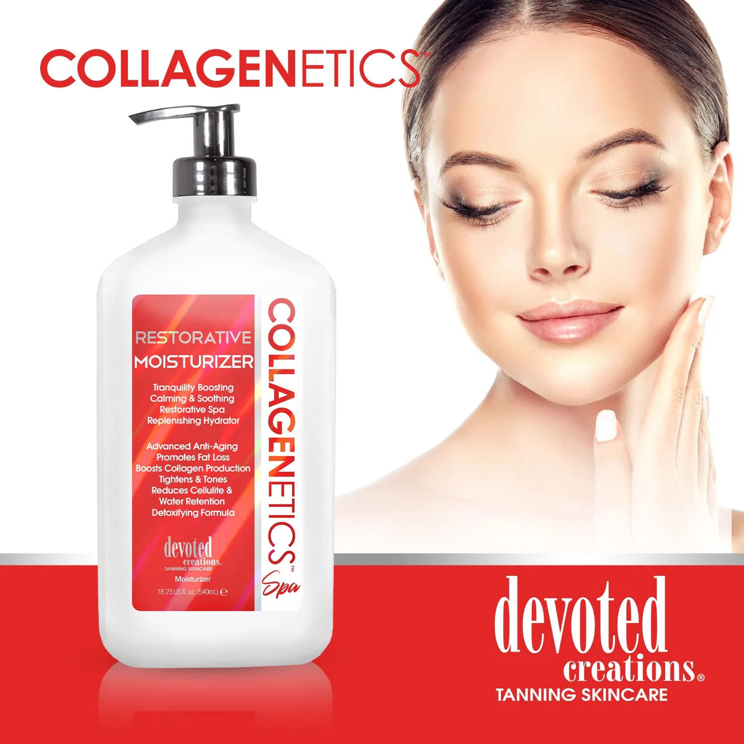 Восстанавливающий увлажняющий крем «Collagenetics Spa» 510 г от Devoted Creations Devoted Creations — фото 4