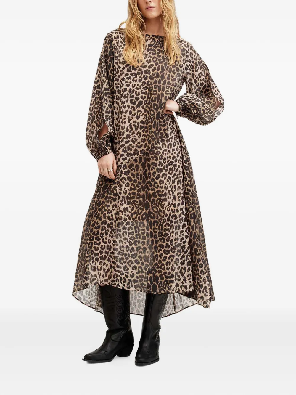 

Платье Laia AllSaints, коричневый