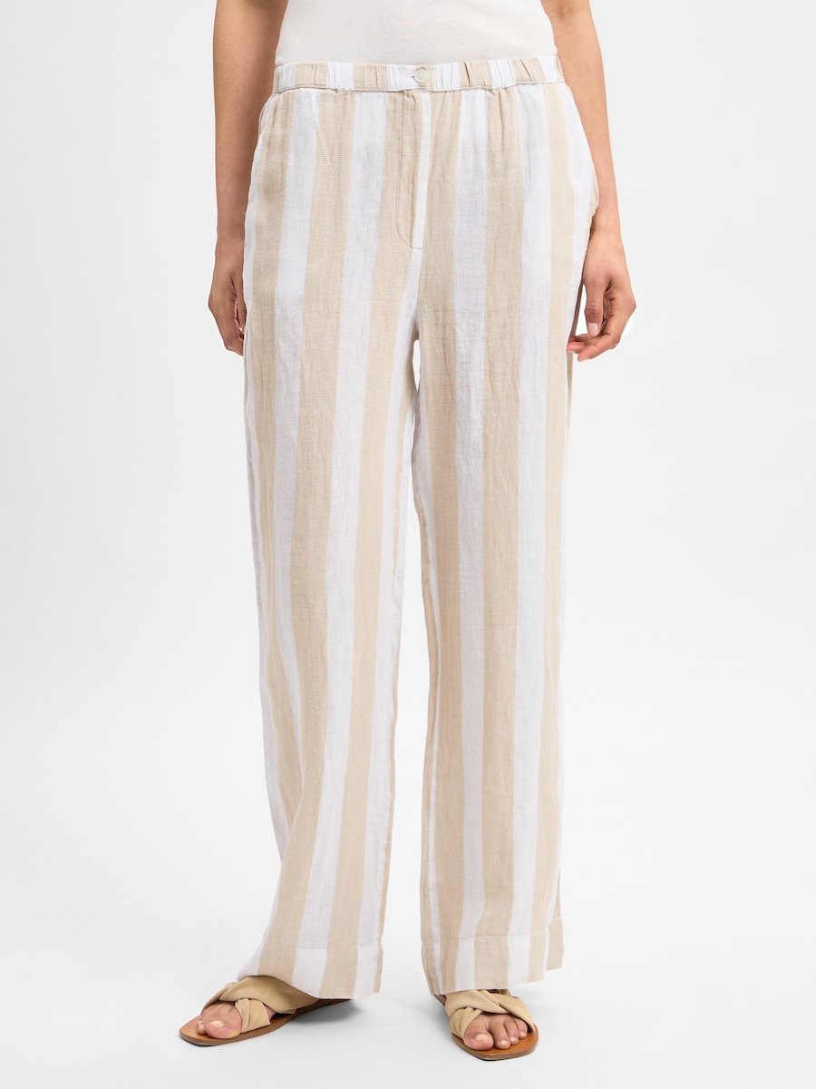 

Расклешенные брюки со складками спереди Ipuri, бежевый