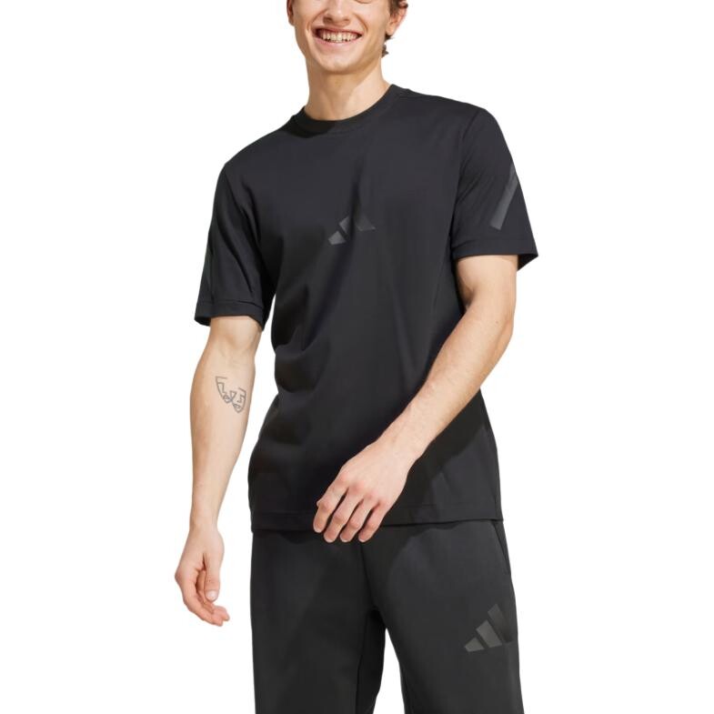 Футболка ZNE мужская черная Adidas, черный — фото 2