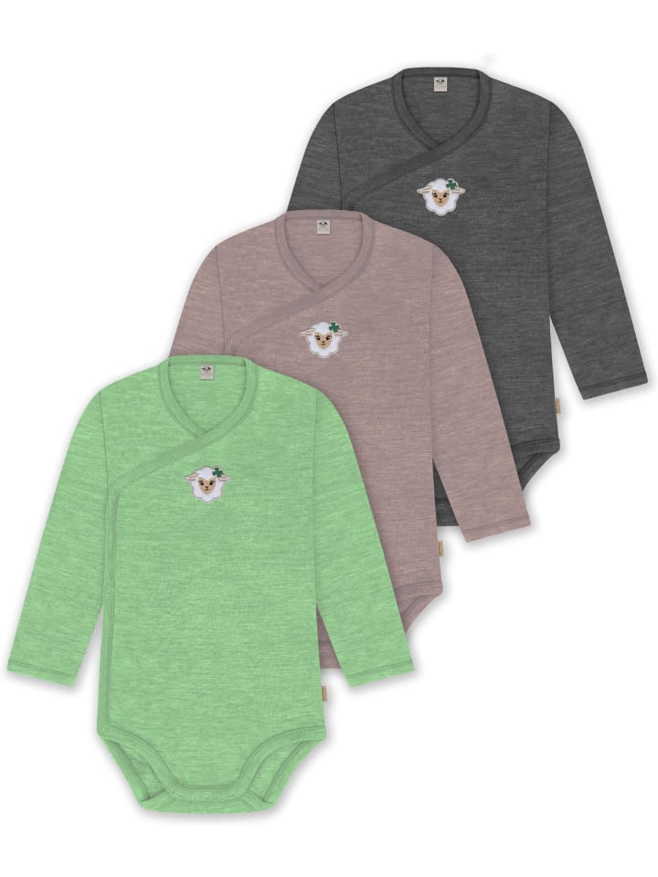 

Normani Outdoor Sports Комплект из 3 предметов: боди для младенцев, боди-шарфы, боди для малышей антрацитового/розового/зеленого цвета