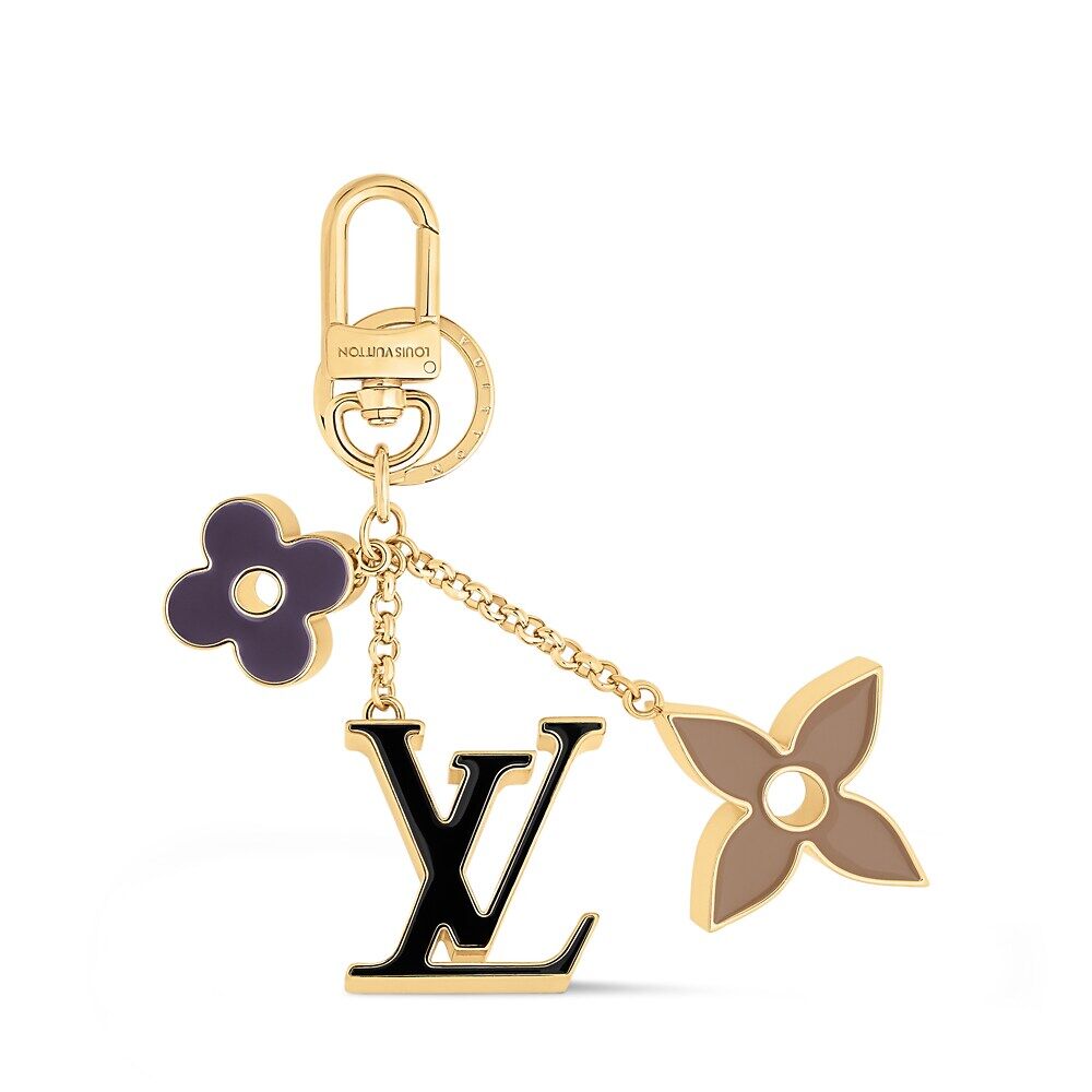 

Подвеска на сумку Fleur de Monogram Louis Vuitton, золотой
