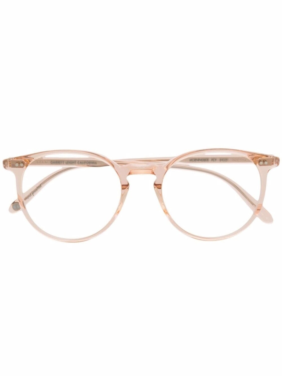 

Garrett Leight очки в круглой оправе, нейтральный цвет
