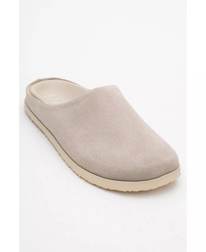 Кожаные сланцы Space Leather Slide Sandal (Женские) Forever & Always Shoes, загар/бежевый