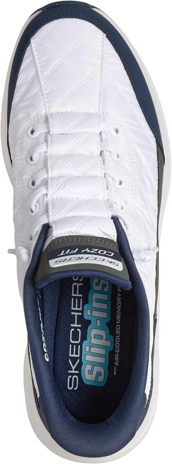 Мужские кроссовки Skechers 232619w, белый/темно-синий — фото 4