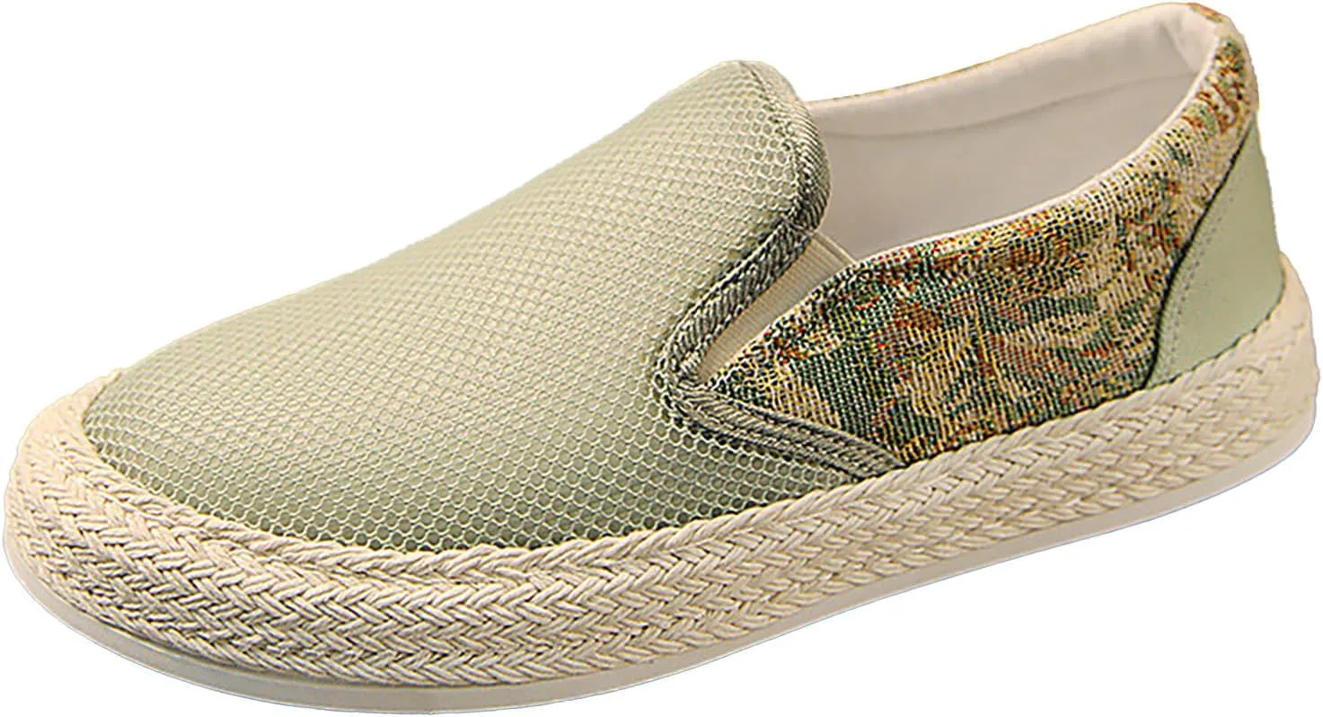 

Мужские модные лоферы из ткани, повседневные тканевые туфли, лоферы на мягкой подошве, эспадрильи, кроссовки для прогулок, мокасины, топсайдеры, легкая и удобная обувь для ходьбы Generic, зеленый