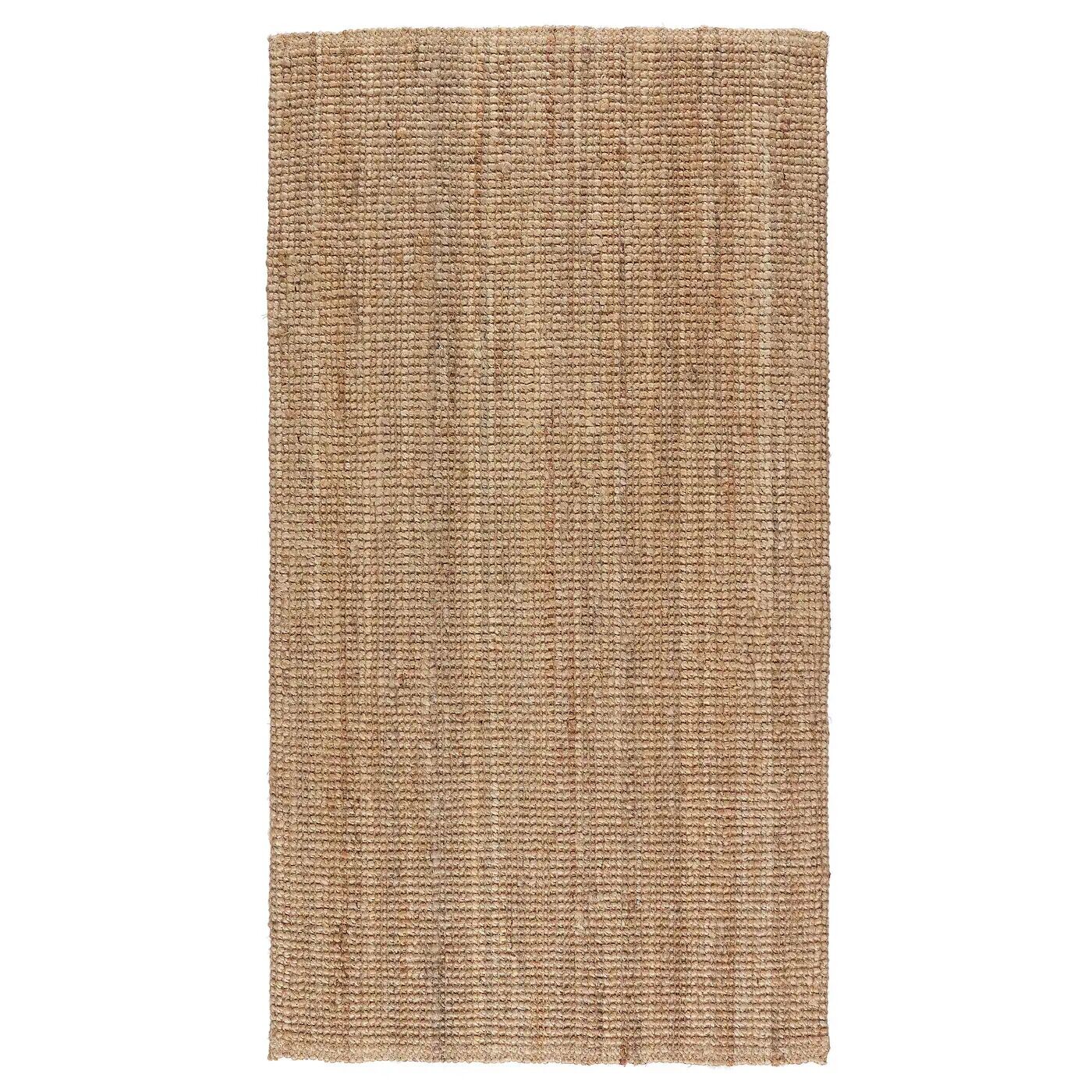 

Ковер безворсовый, бежевый, 80х150 см, LOHALS IKEA