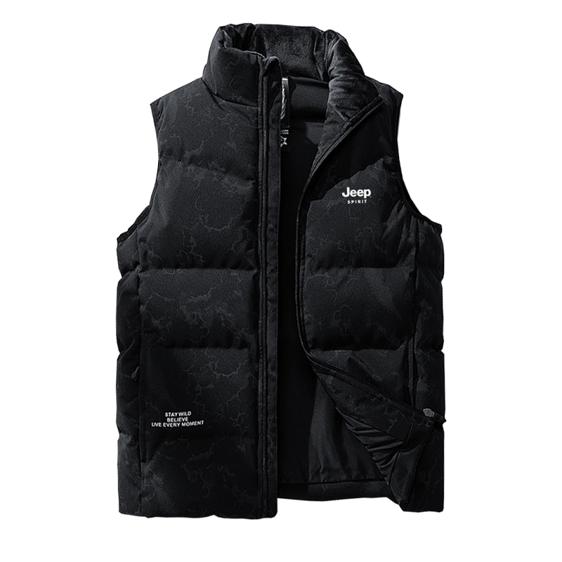 

JEEP SPIRIT Пуховая жилетка унисекс, Camouflage Black